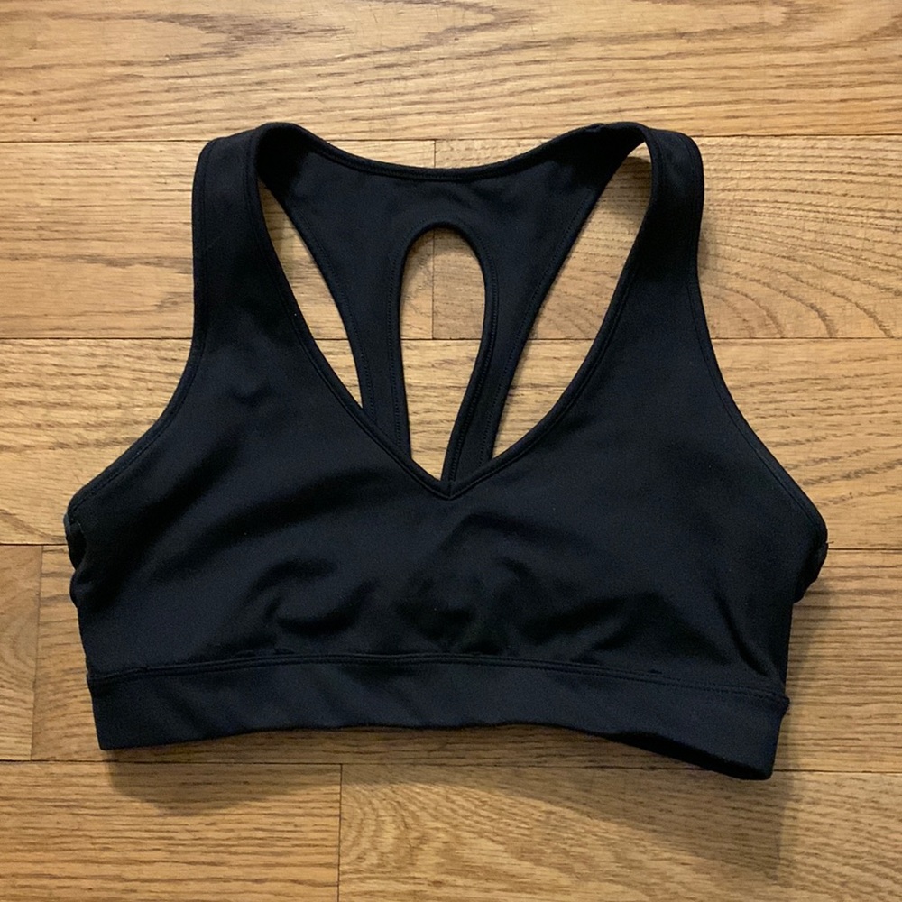 Carbon38 Black Sports Bra S